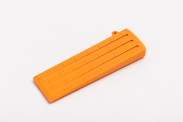 Plastic wedge, Superresistant, Spacial surface with scales